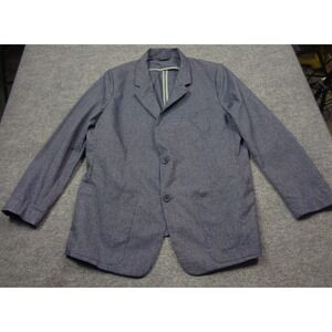 Ministry of Supply Blazer Mens XL Blue Kinetic Stretch Sport Coat Jacket